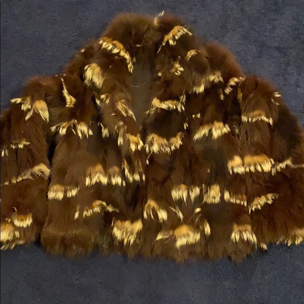 Fox fur coat